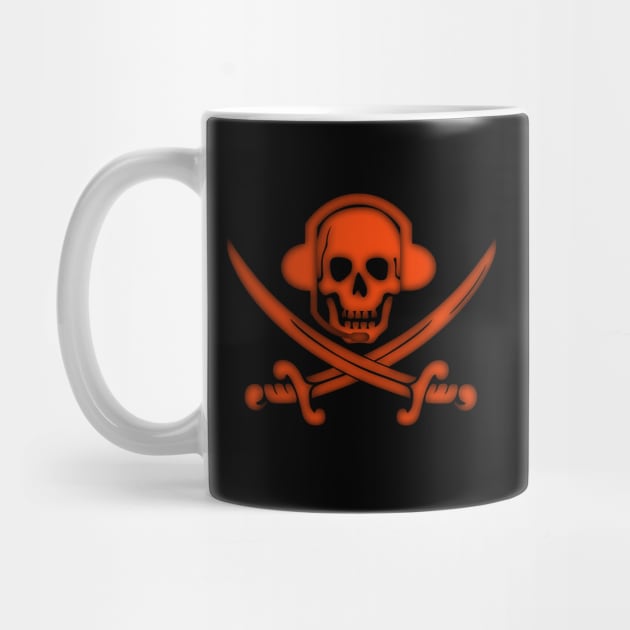 Pirate Gamer Skull by whatwemade